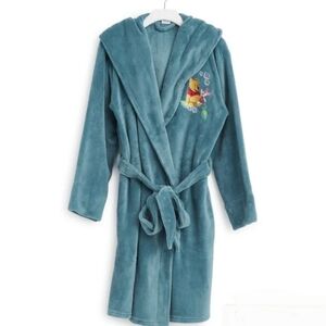 Disney Winnie the Pooh Hooded Fleece Robe Small/Medium